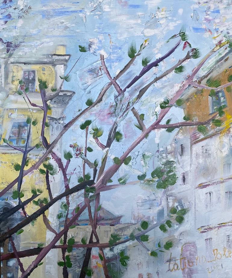 Original Impressionism Places Painting by Tatiana Pole