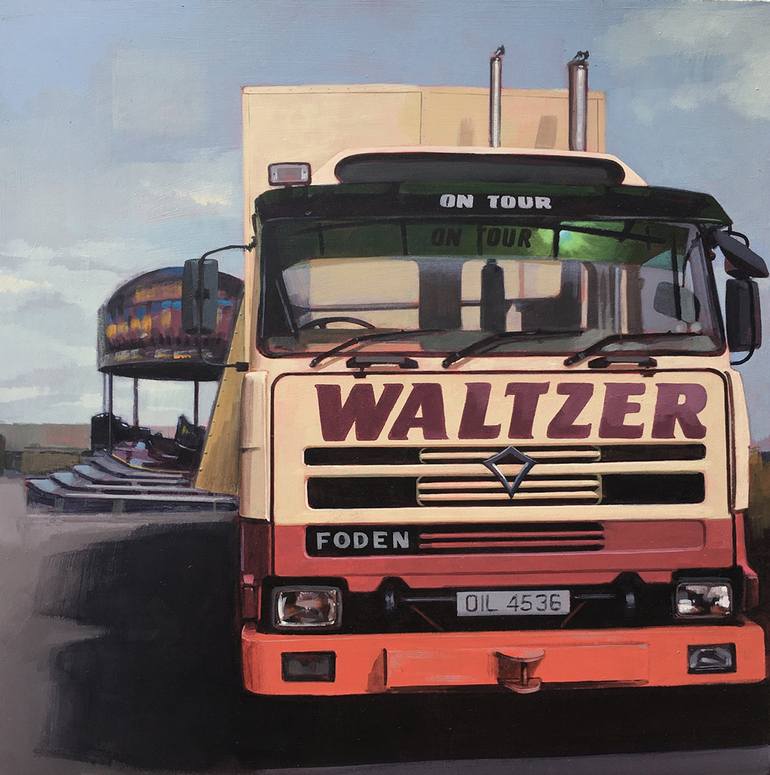 Original Fine Art Transportation Paintings by Andrew Morris