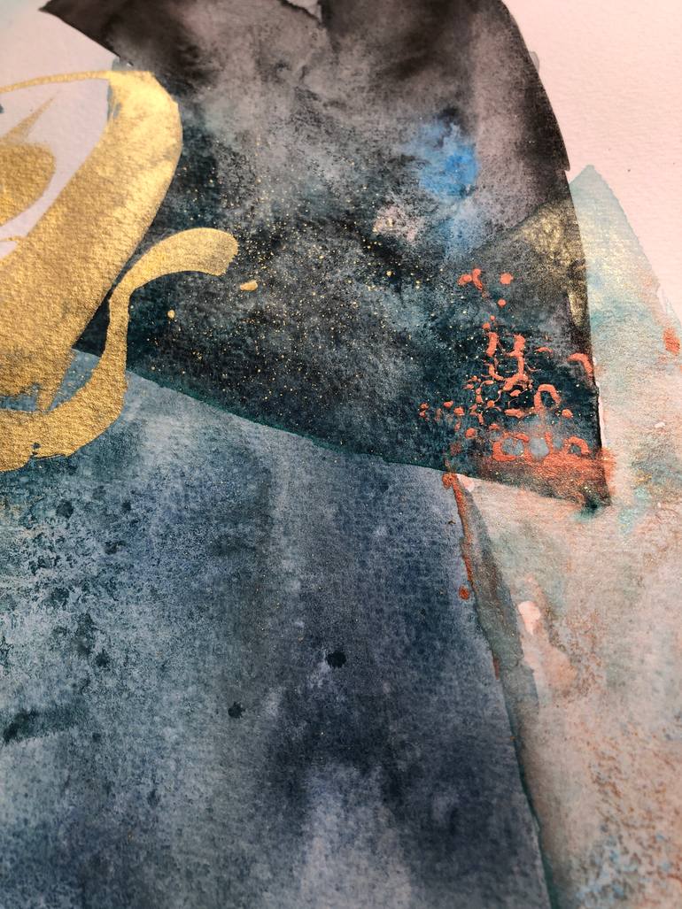 Original Minimalism Abstract Painting by Laurence Germond