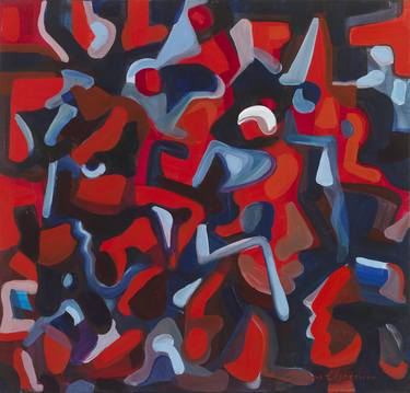 Original Abstract Paintings by christos efstathiou