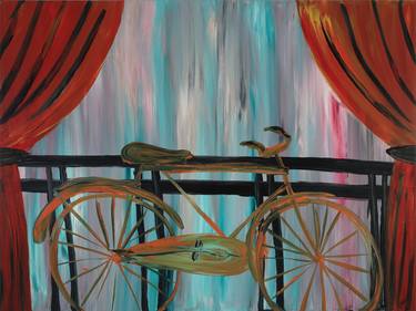 Print of Expressionism Bike Paintings by Lisa Young