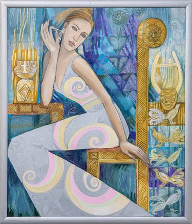 Print of Fine Art Women Paintings by Oksana Yadchuk-Machynska