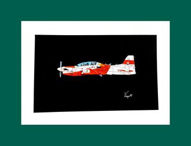 Print of Abstract Expressionism Aeroplane Mixed Media by Vinayak Seshadri