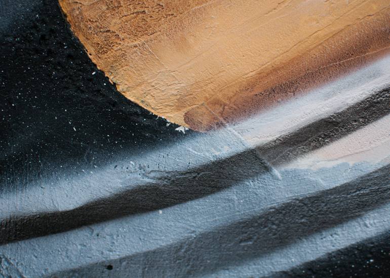 Original Abstract Expressionism Outer Space Painting by Anastacia Gaikova