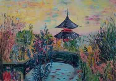 Japanese Landscapes Paintings For Sale Saatchi Art