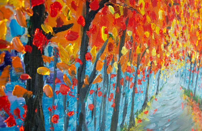 Original Abstract Expressionism Abstract Painting by Anastacia Gaikova