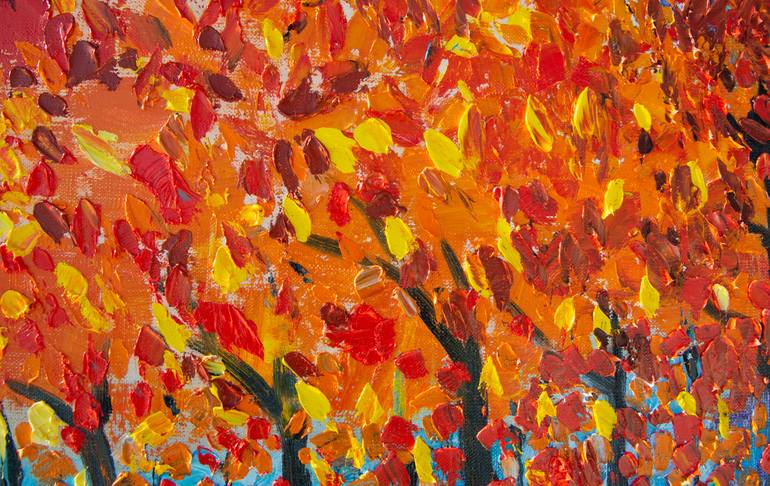 Original Abstract Expressionism Abstract Painting by Anastacia Gaikova