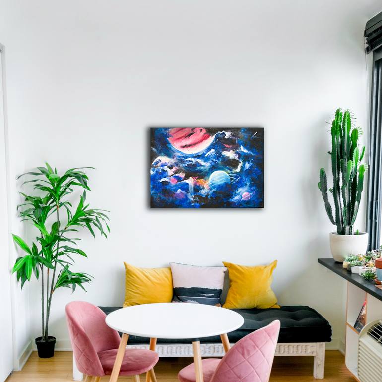 Original Abstract Fantasy Painting by Anastacia Gaikova