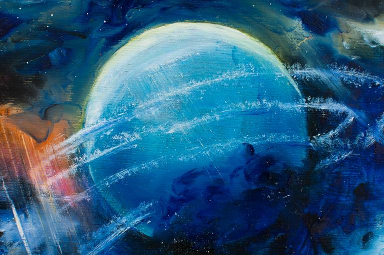 Original Abstract Fantasy Painting by Anastacia Gaikova