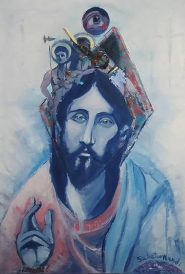 "Salvator Mundi" (ode to El Greco) thumb