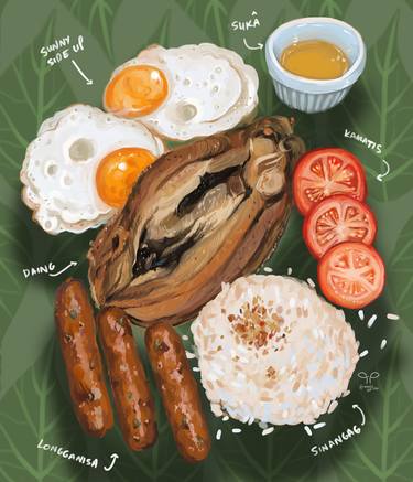 Print of Illustration Food Mixed Media by Rommela Lee