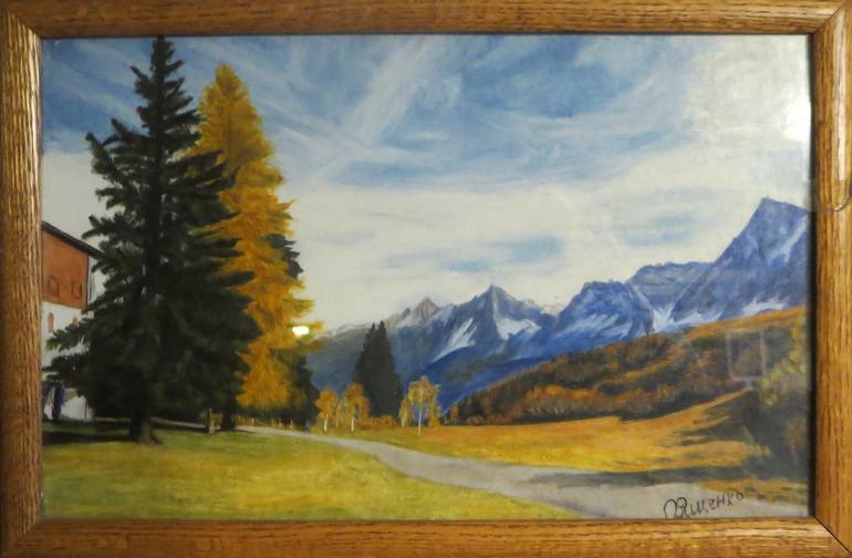 Original Fine Art Landscape Painting by Olga Yashchenko