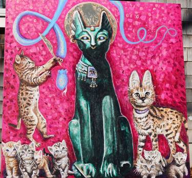 Original Surrealism Fantasy Paintings by Nefertara Ozella