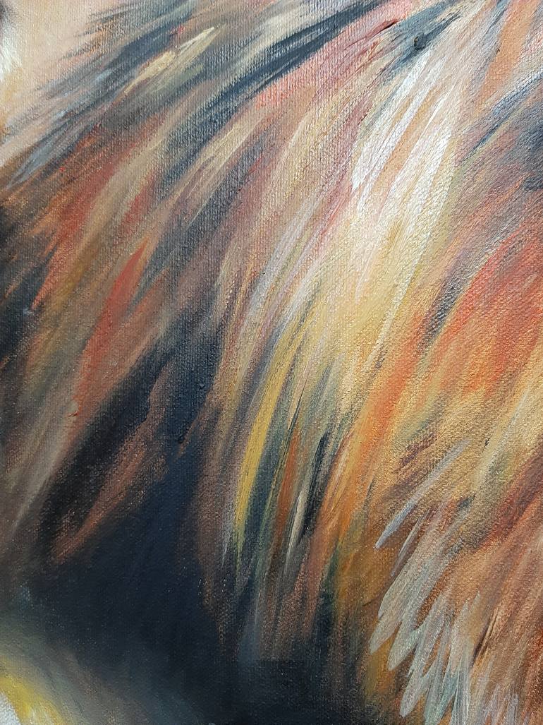 Original Documentary Animal Painting by Tina Green