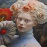 Lady Amonita - fine art print detail