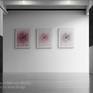 Echoes of Memory Bloom - triptych by Inna Etuvgi