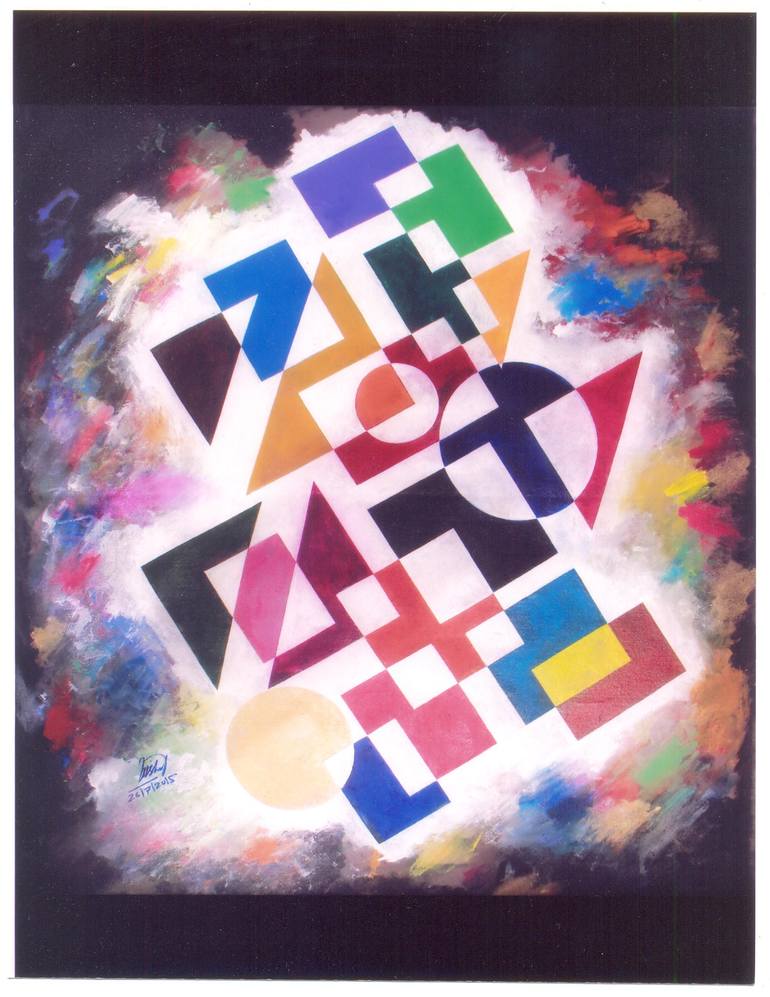 Original Other Abstract Painting by Vishal Mandaviya