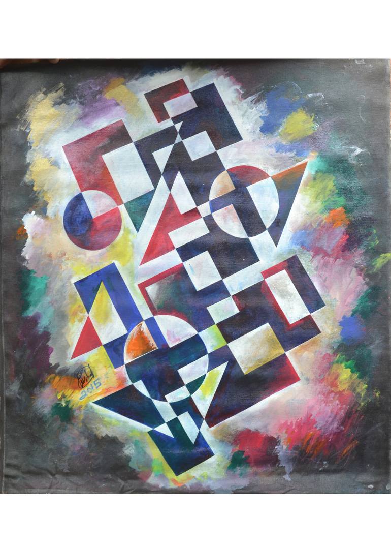 Original Other Abstract Painting by Vishal Mandaviya