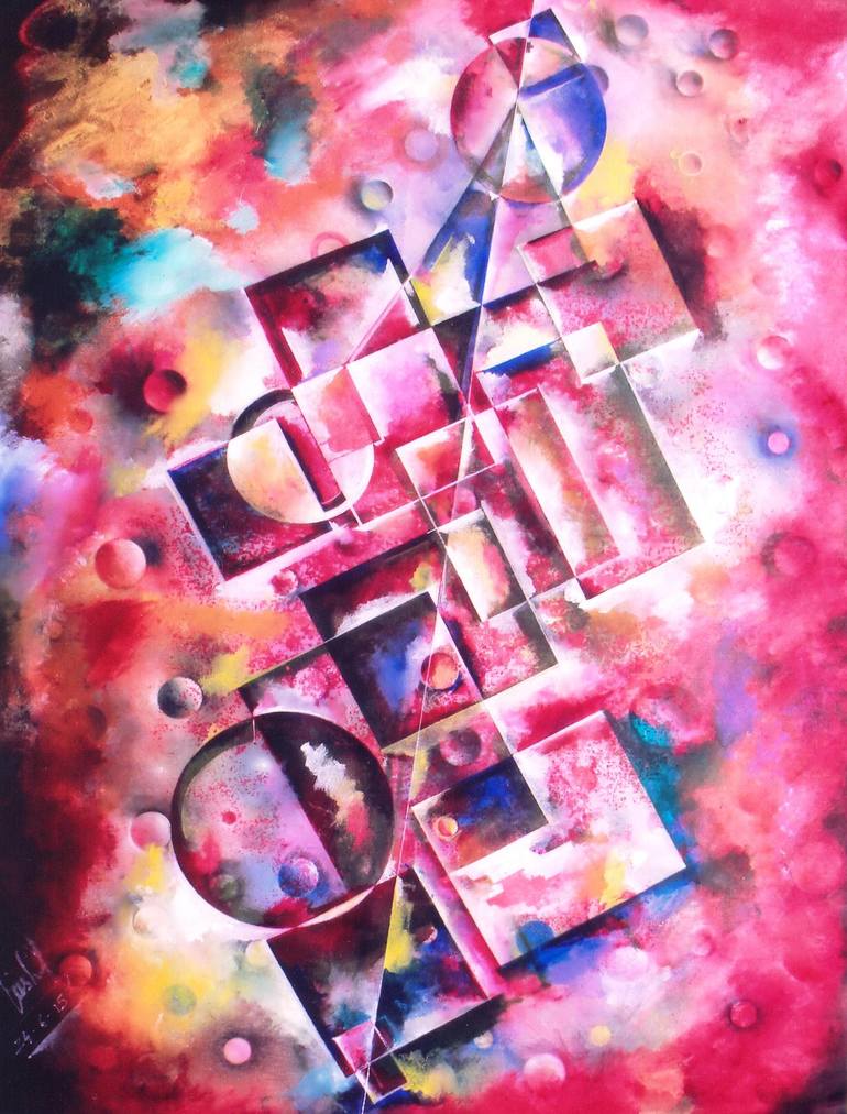 Original Other Abstract Painting by Vishal Mandaviya
