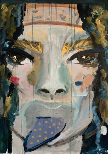 Original Expressionism Portrait Paintings by Ioanna Papageorgiou