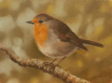 Original Fine Art Animal Painting by John Silver