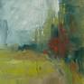 Abstract Landscape Original Painting by John Silver 10 x 8 inch ...