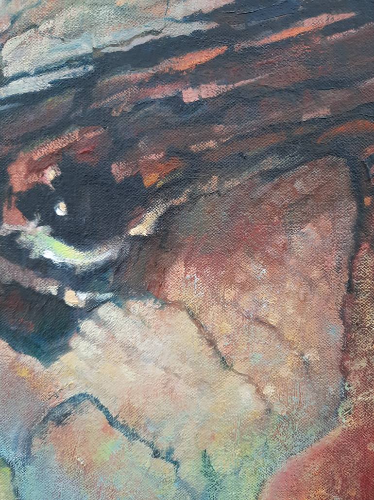 Original Abstract Fantasy Painting by Tom Bateman