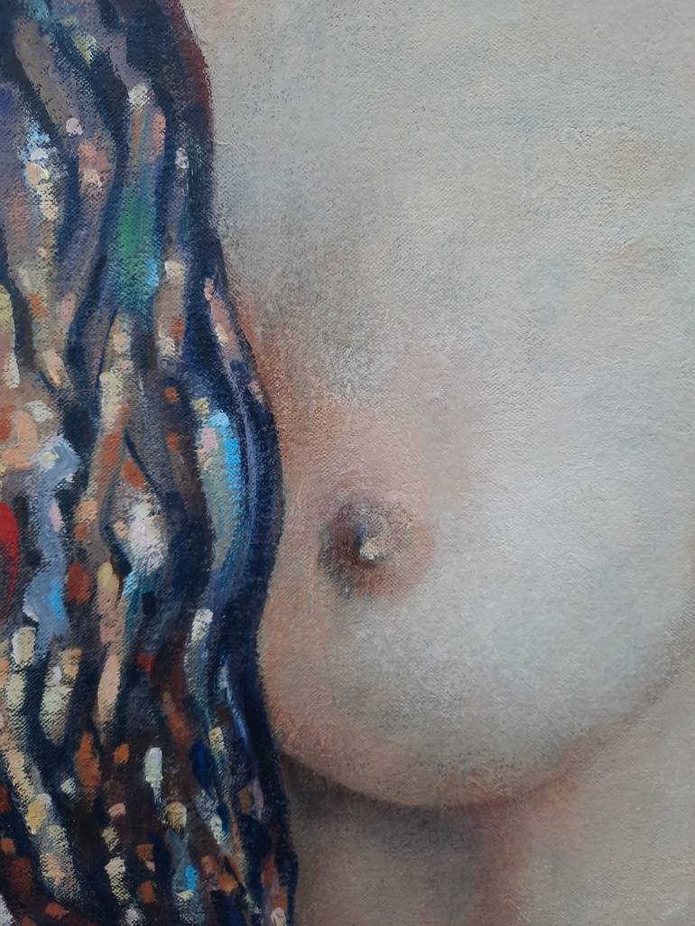 Original Fine Art Nude Painting by Tom Bateman