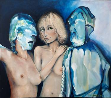 Original Figurative Nude Paintings by Tom Bateman