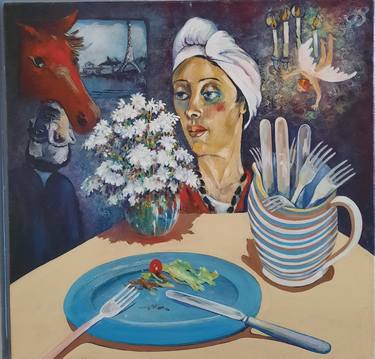 Original Food & Drink Paintings by Tom Bateman