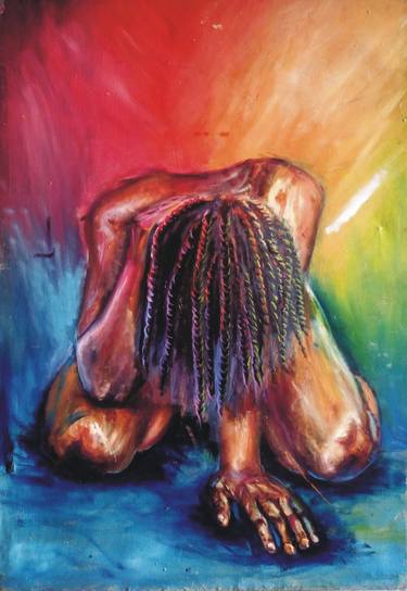 Print of Conceptual Nude Paintings by Chidimma Nwafor