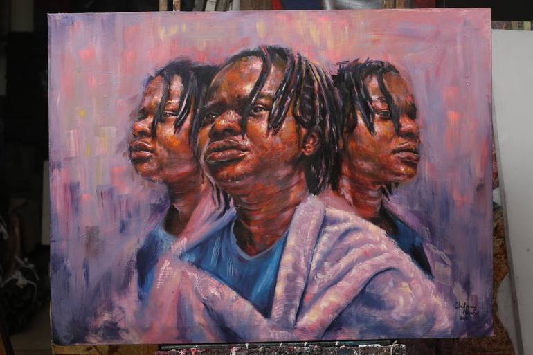 Original Conceptual Portrait Painting by Chidimma Nwafor