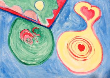 Print of Abstract Love Paintings by Lady Jane