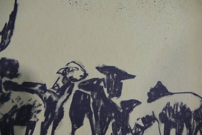 Original Expressionism Other Drawing by Bernard Pons