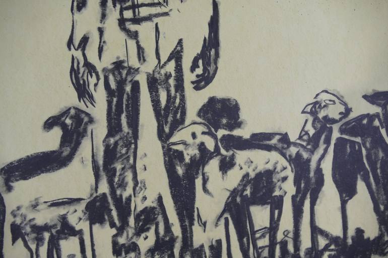 Original Expressionism Other Drawing by Bernard Pons