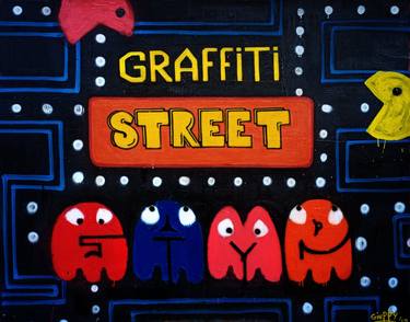 Original Graffiti Paintings by Giuseppe Valia