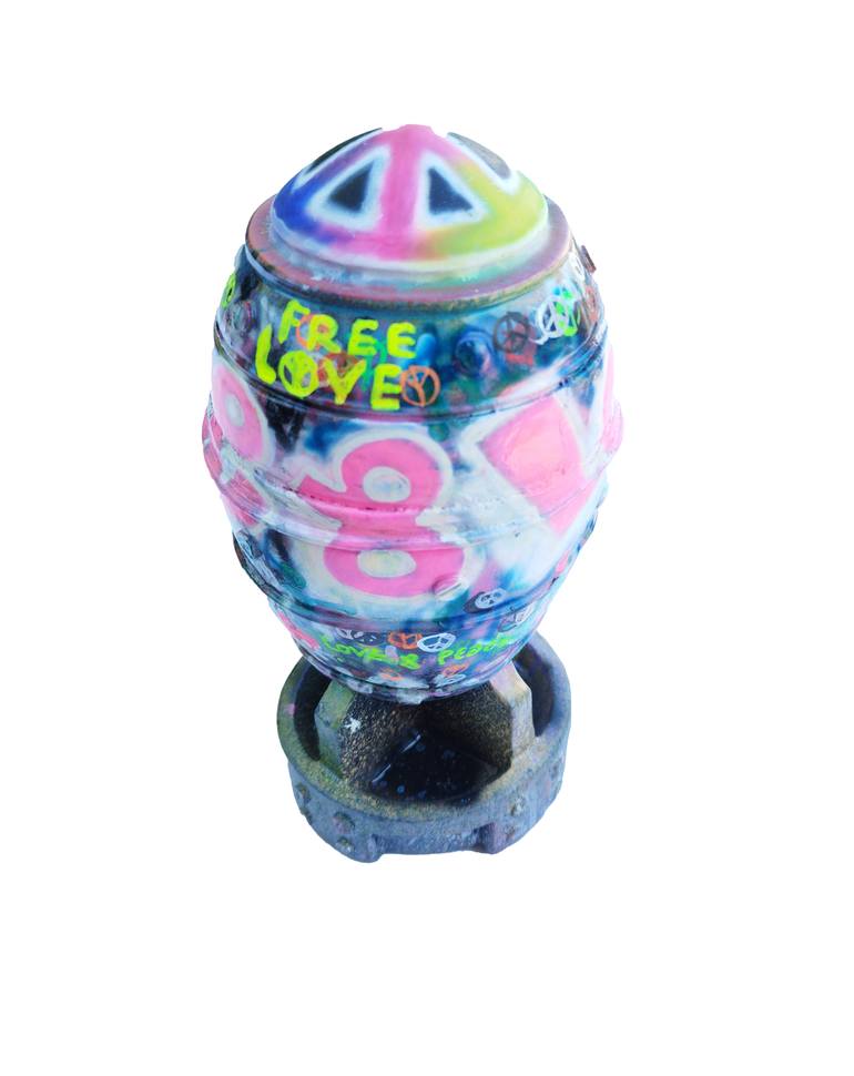 Original Conceptual Architecture Sculpture by Giuseppe Valia