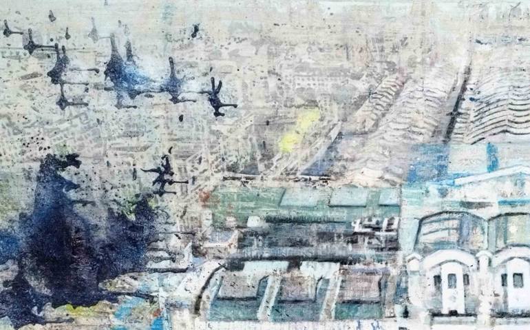 Original Contemporary Architecture Painting by Giuseppe Valia