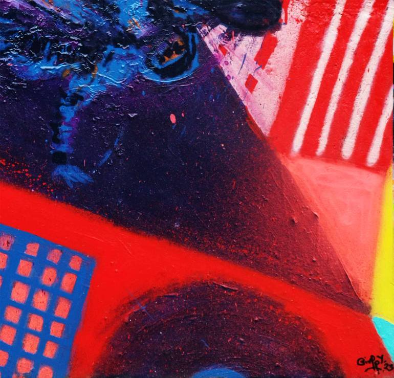 Original Contemporary Graffiti Painting by Giuseppe Valia