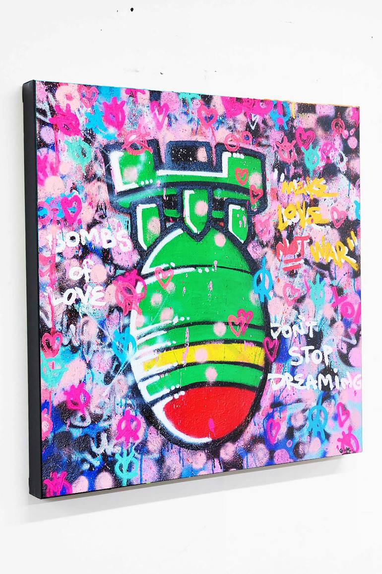 Original Street Art Pop Culture/Celebrity Painting by Giuseppe Valia