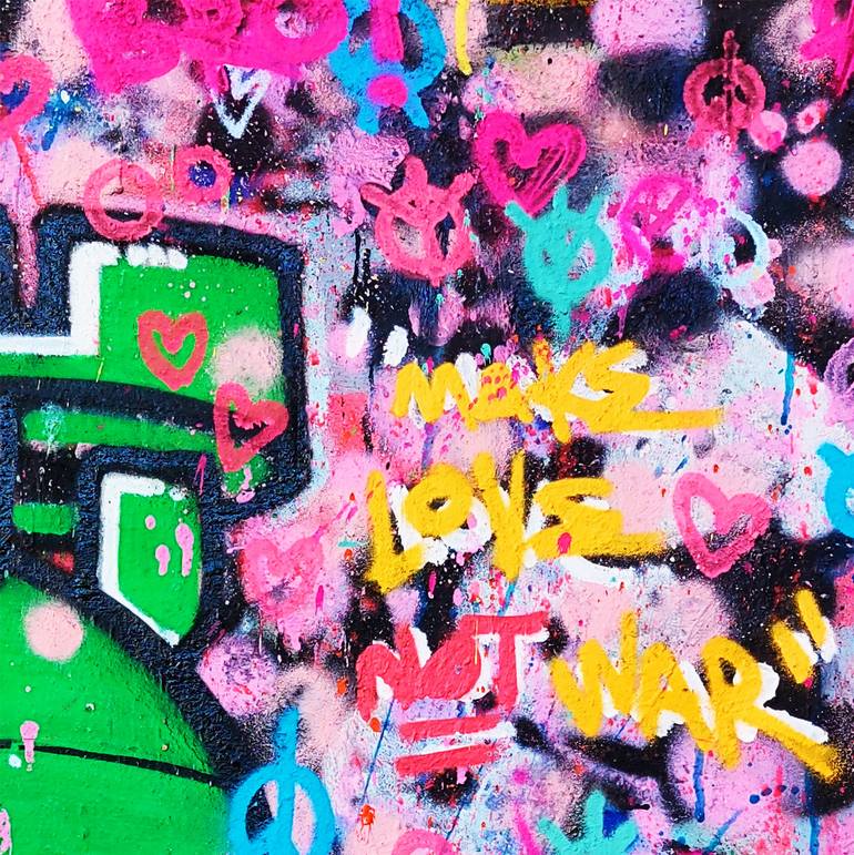 Original Street Art Pop Culture/Celebrity Painting by Giuseppe Valia