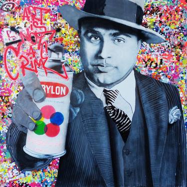 Original Street Art Graffiti Paintings by Giuseppe Valia
