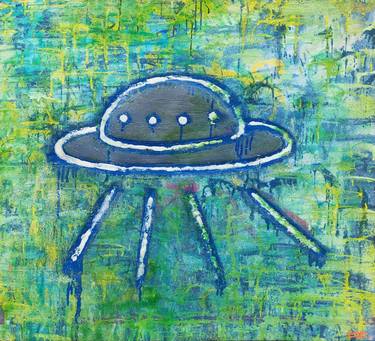 Original Abstract Graffiti Paintings by Giuseppe Valia