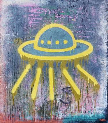 Original Street Art Graffiti Paintings by Giuseppe Valia