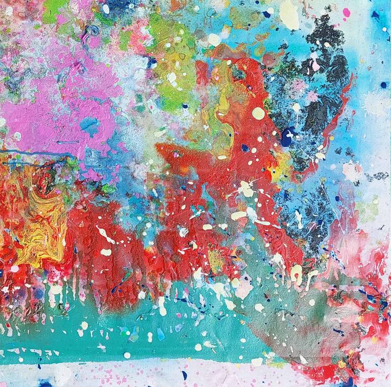 Original Street Art Abstract Painting by Giuseppe Valia