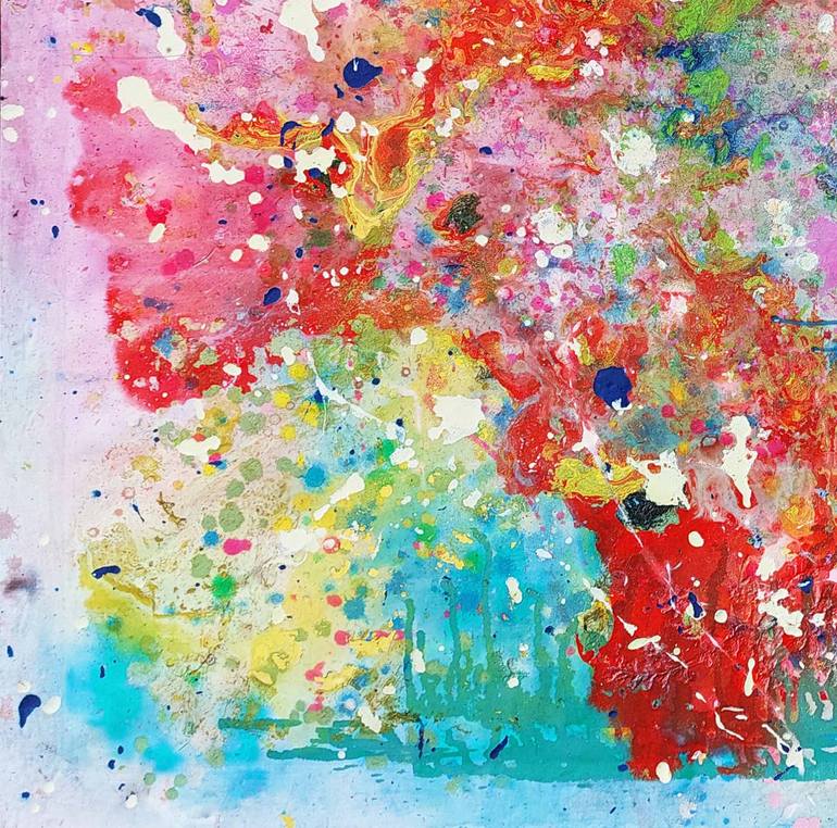 Original Street Art Abstract Painting by Giuseppe Valia