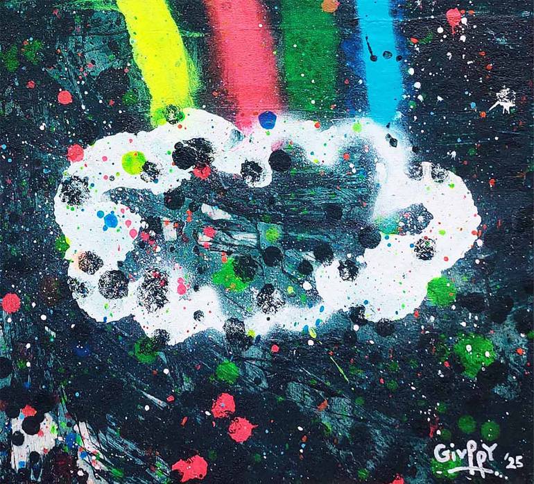 Original Street Art Graffiti Painting by Giuseppe Valia