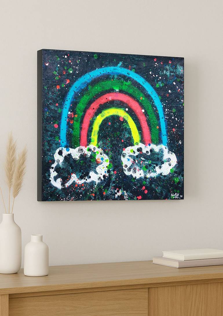 Original Street Art Graffiti Painting by Giuseppe Valia