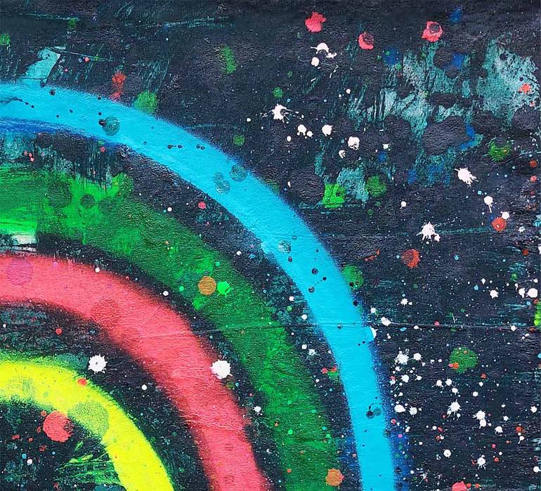 Original Street Art Graffiti Painting by Giuseppe Valia