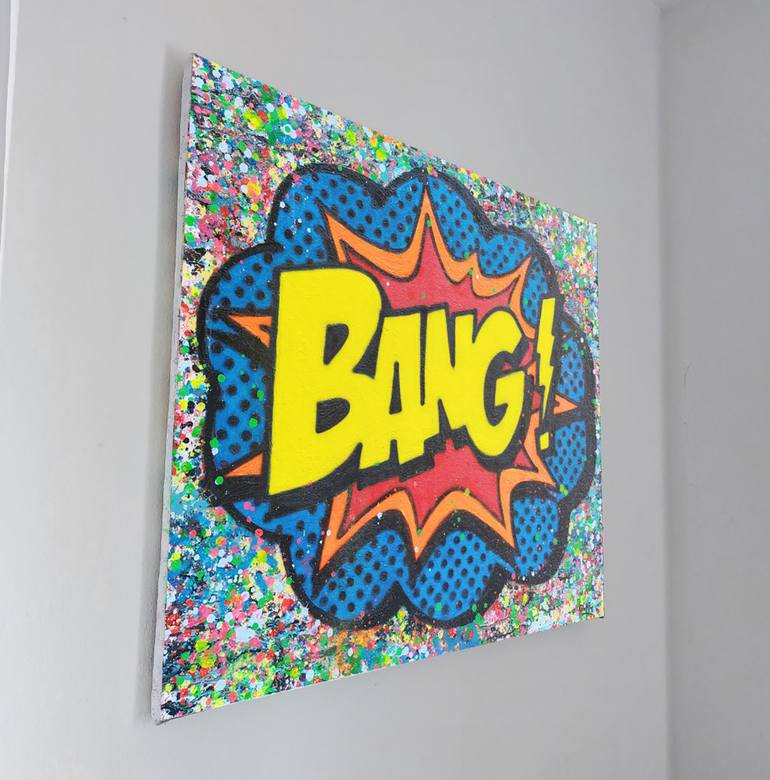 Original Street Art Graffiti Painting by Giuseppe Valia